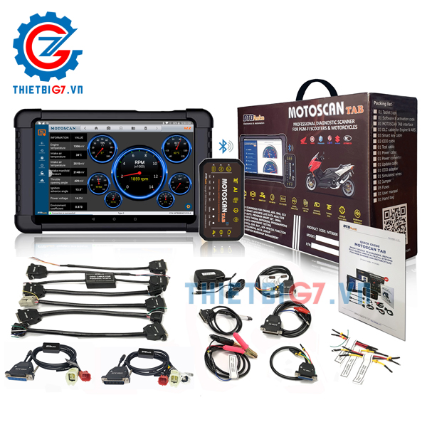 MOTOSCAN TAB – THIẾT BỊ CAO CẤP XÁC ĐỊNH LỖI, SỬA CHỮA HỆ THỐNG ĐIỆN VÀ ĐIỆN TỬ XE MÁY THẾ HỆ MỚI