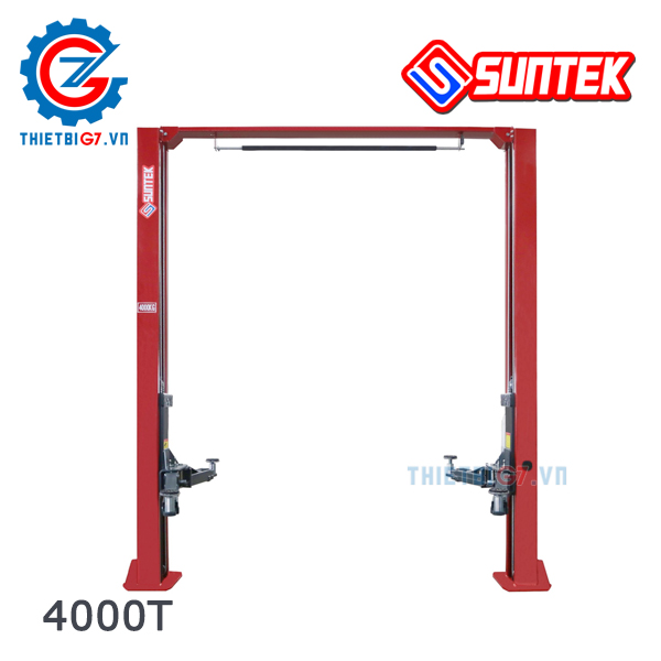 Cầu nâng ô tô 2 trụ cổng trên SUNTEK nâng xe ô tô Ford Transit