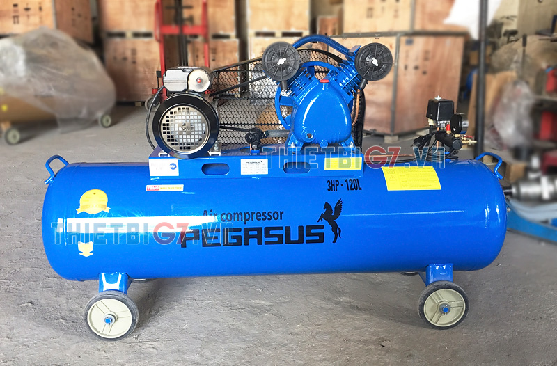 Máy nén khí Pegasus 3HP - 120L - 8Bar