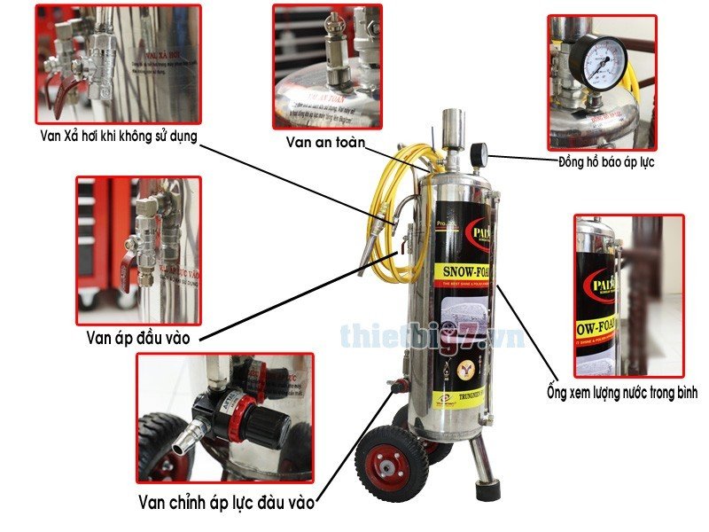 Bình tạo bọt tuyết 20L