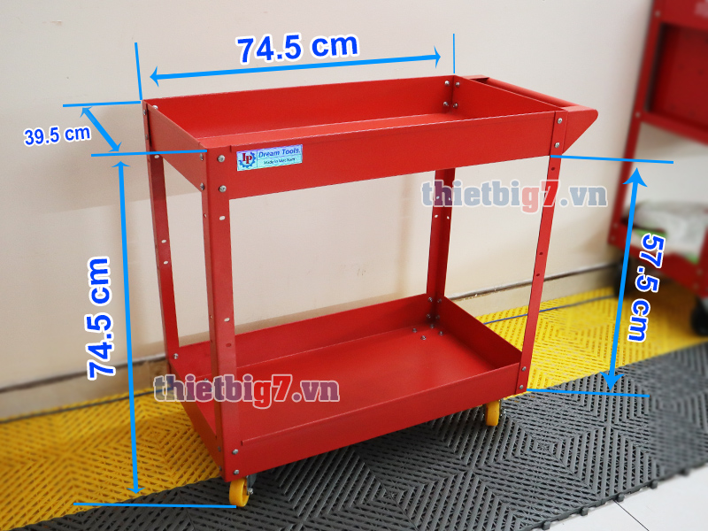 Xe đựng đồ nghề 2 ngăn