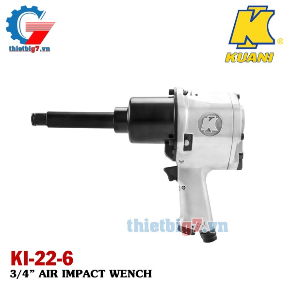 Súng Bắn Ốc, Súng Xiết Bu Lông 3/4 Inch Kuani KI-22-6