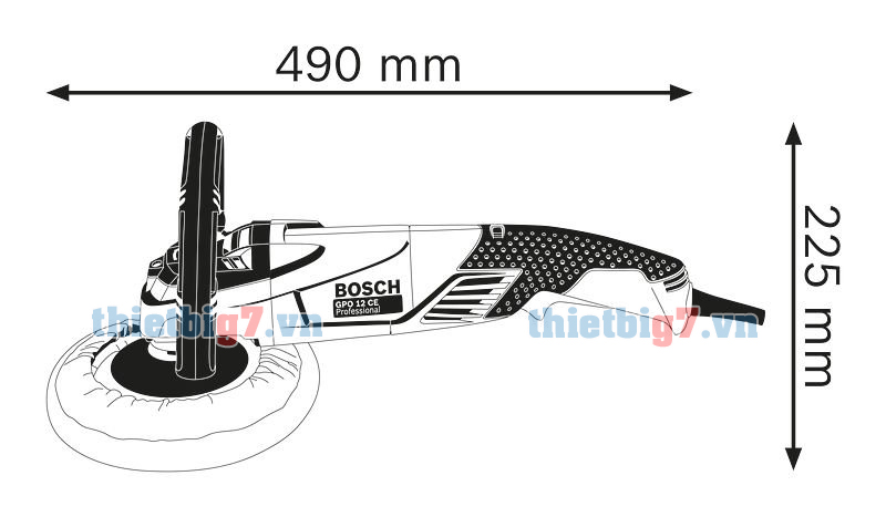 Máy đánh bóng Bosch GPO 950