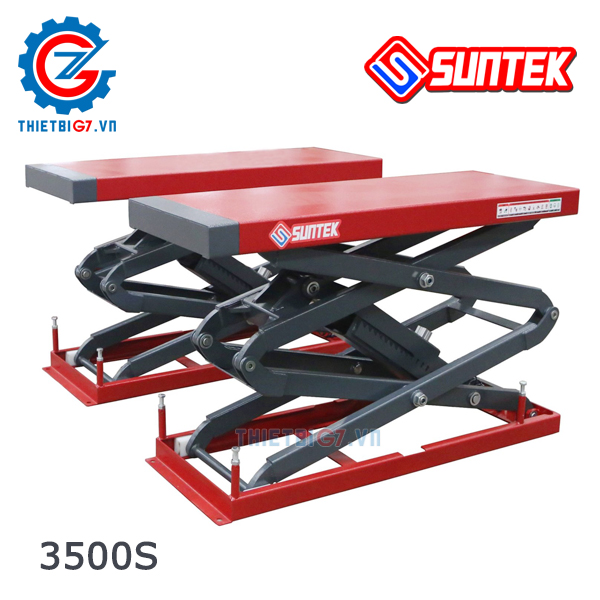 Cầu Nâng Ô Tô Cắt kéo Kiểu Xếp (Âm Nền) SUNTEK 3500S