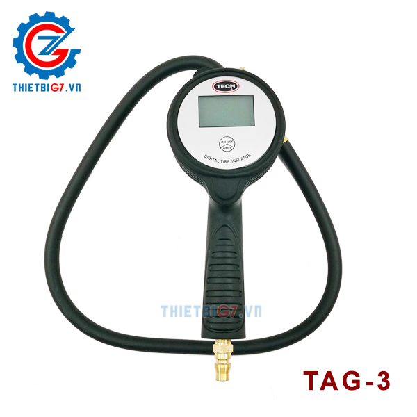 Đồng Hồ Bơm Lốp Điện Tử TECH TAG-3