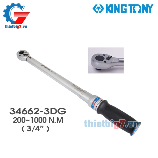 Cờ Lê Lực Kingtony 34662-3DG – 200~1000N.M