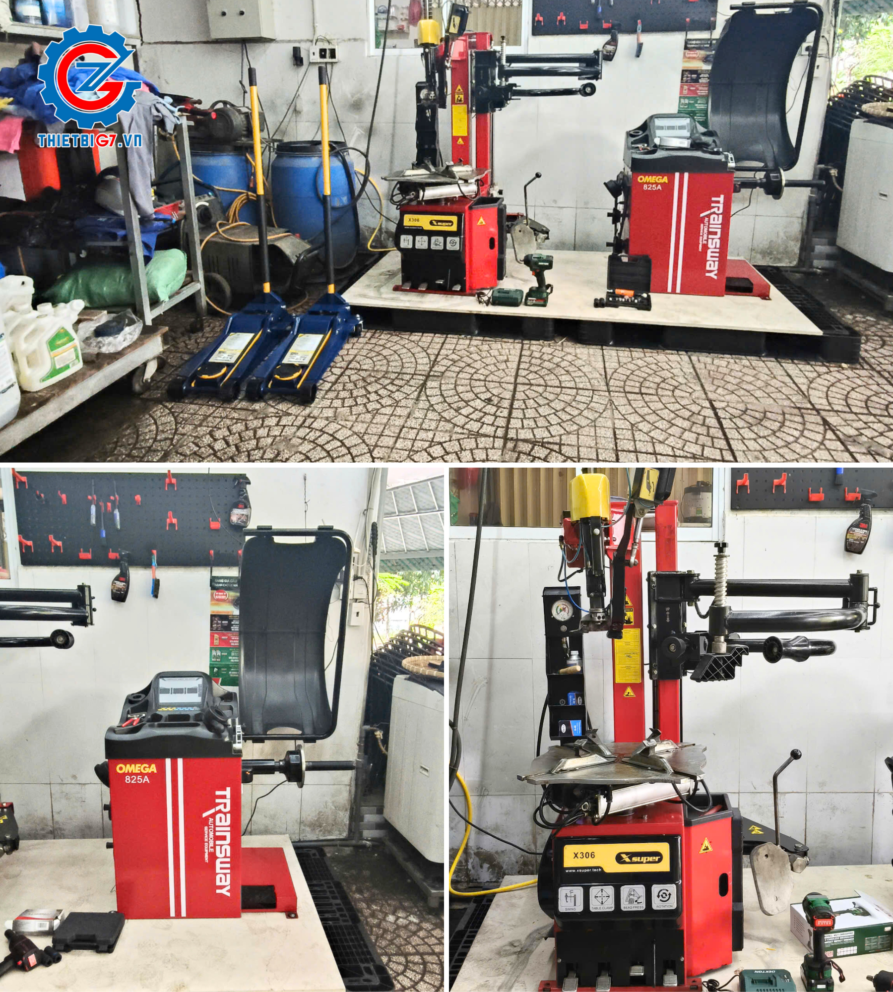 Máy ra lốp mẫu không lơ via có gì đặc biệt?