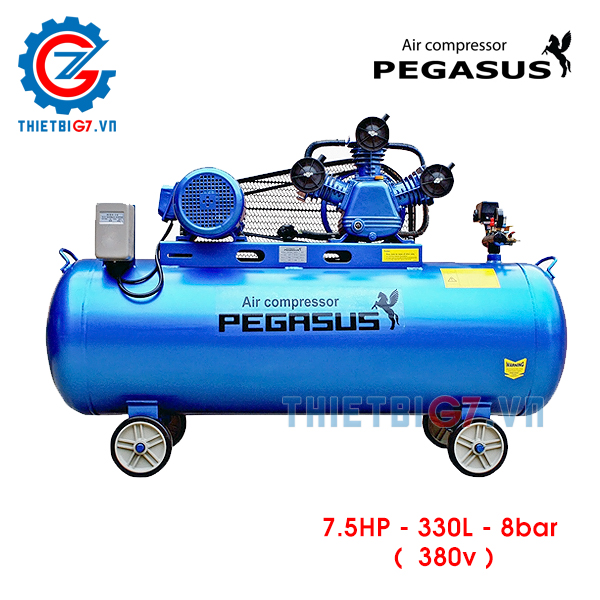 Máy nén khí Pegasus 7.5HP-330L-8Bar