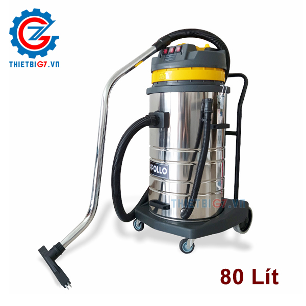 Máy hút bụi công nghiệp khô và ướt Apollo 80 lít