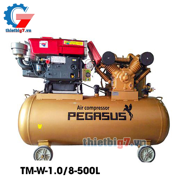 Máy Nén Khí Đầu Nổ PEGASUS 10HP – 500L – 8Bar