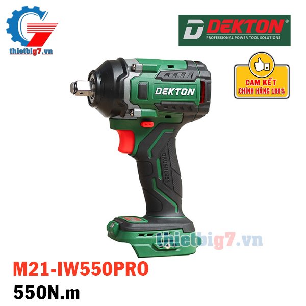 Súng bắn bulong dùng pin DEKTON M21-IW550PRO ( Chưa pin, sạc)