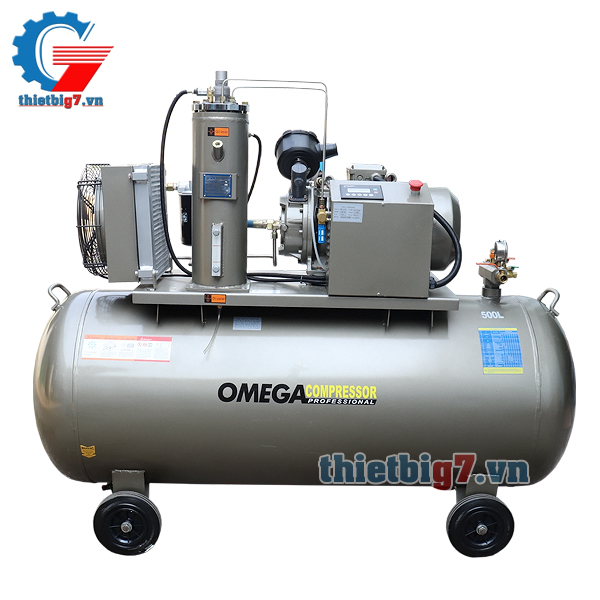 Máy Nén Khí Trục Vít OMEGA 10HP – 500L – 10Bar
