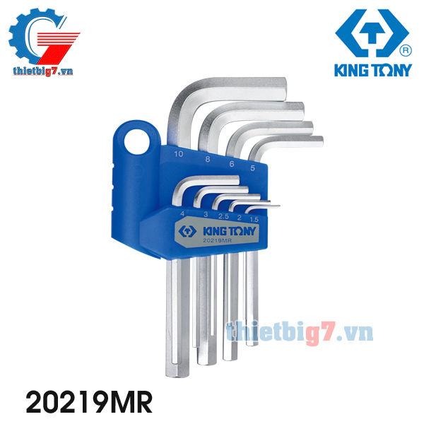 Bộ Lục Giác Ngắn 9 Chi Tiết KingTony 20219MR