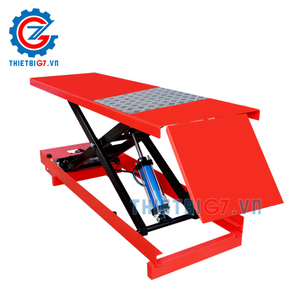 Bàn Nâng Xe Máy Lộc Phát Tiêu Chuẩn Hãng ( Lắp Dương Nền )