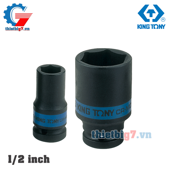 Khẩu Tuýp 1/2″ Kingtony Đen Dài