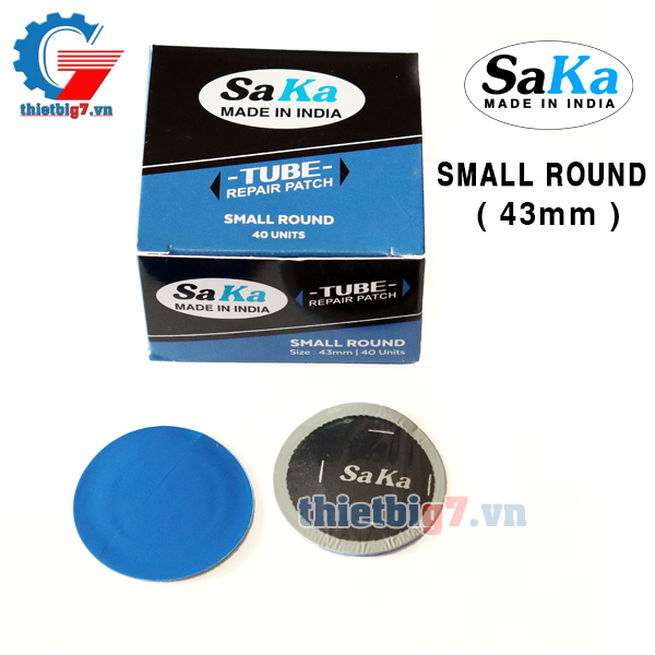Thông số kỹ thuật Model: Tini Round Hãng sản xuất: SAKA Xuất Xứ : Ấn Độ Kích thước: Φ25mm Số lượng: 100 miếng/ hộp