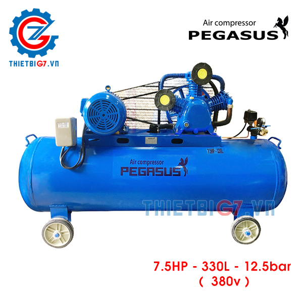 Máy nén khí Pegasus 7.5HP – 330L – 8Bar
