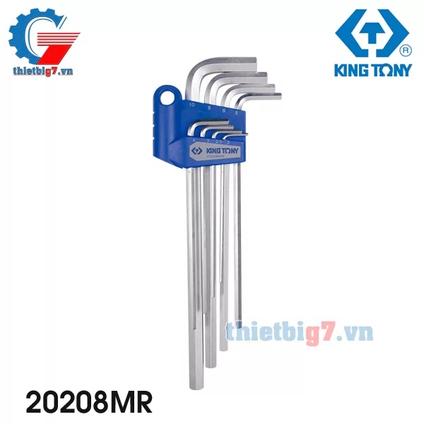 Bộ Lục Giác 8 Chi Tiết Hệ Mét Kingtony 20208MR