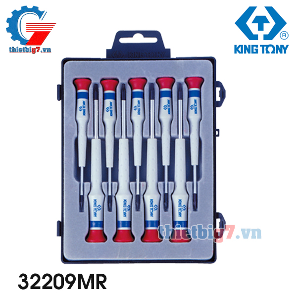 Bộ Tua Vít Điện Tử 9 Cái Hệ Mét Kingtony 32209MR