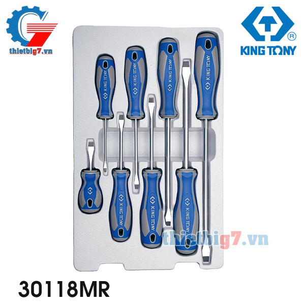 Bộ Tua Vít 8 Cái Hệ Mét Kingtony 30118MR