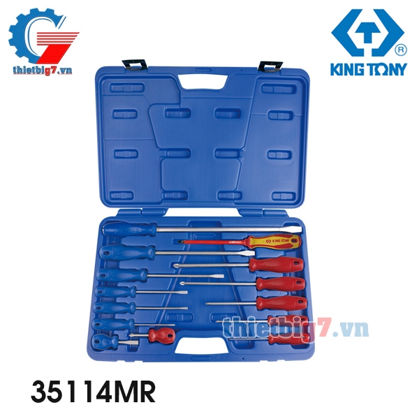 Bộ Vít 14 Cái Hệ Mét Kingtony 35114MR