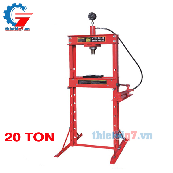 Máy Ép Thủy Lực 20 Tấn Có Đồng Hồ