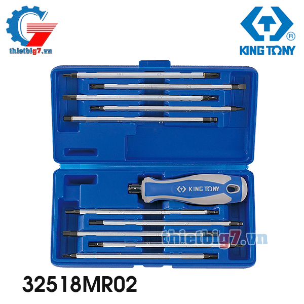 Bộ Vít Hai Đầu 11 Cái Hệ Mét Kingtony 32518MR02