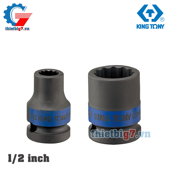 Khẩu Tuýp 1/2″ Kingtony Đen Ngắn