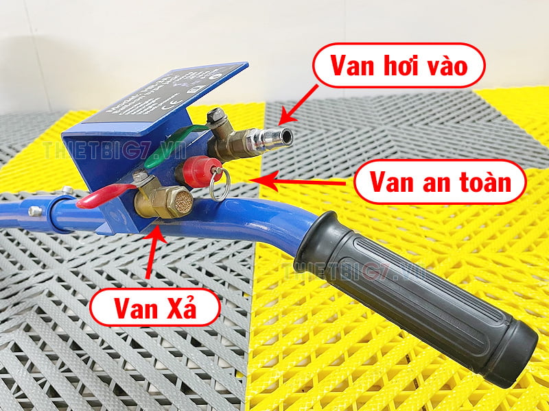 Đội Hơi 3 Bóng Dùng Khí Nén 3 Tấn