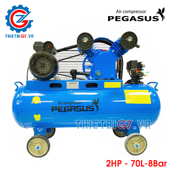 Máy Nén Khí Pegasus 2HP-70L-8Bar TM-V-0.17/8-70