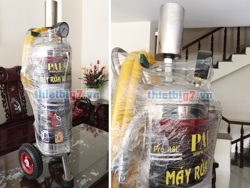 Hình ảnh thực tế bình bọt tuyết pallas 18L