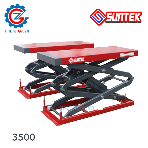 Cầu Nâng Ô Tô Cắt kéo Kiểu Xếp (Âm Nền) SUNTEK 3500