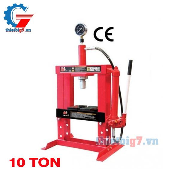 Máy Ép Thủy Lực 10 Tấn Có Đồng Hồ