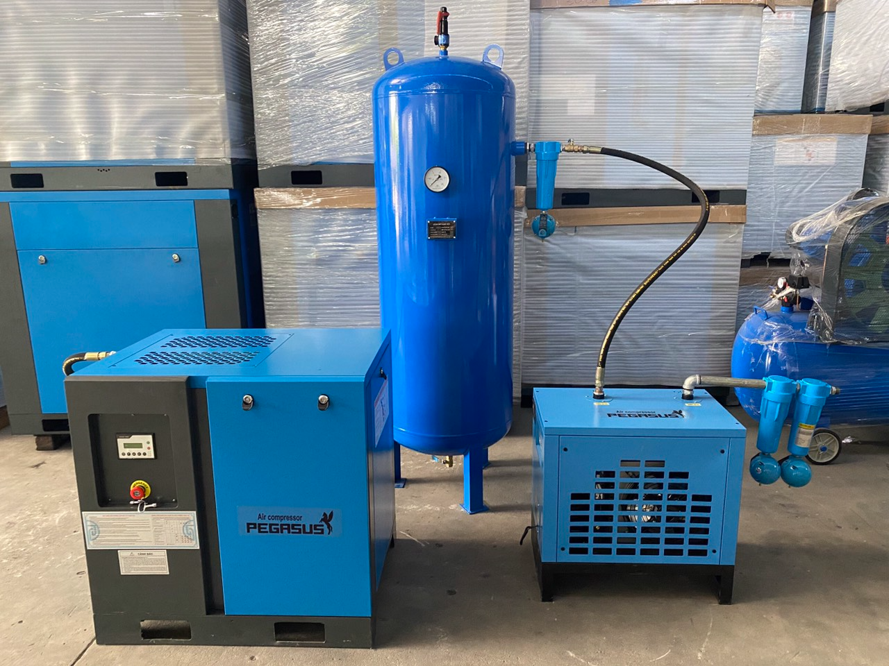 Tìm hiểu máy nén khí trục vít mini Pegasus