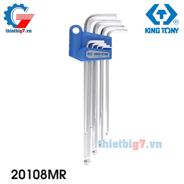 Bộ Lục Giác 8 Chi Tiết Hệ Mét Kingtony 20108MR