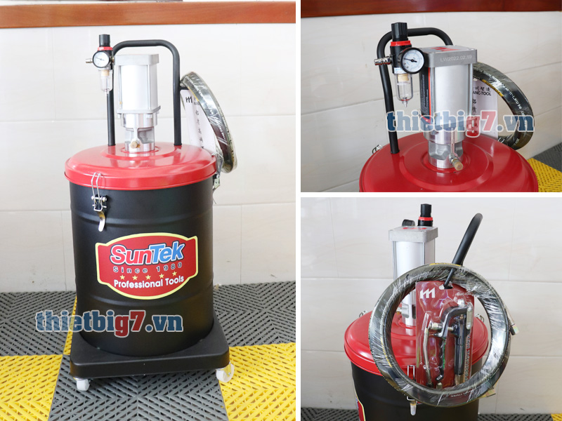 Máy bơm mỡ dùng khí nén 40 lít Suntek STBM-40L