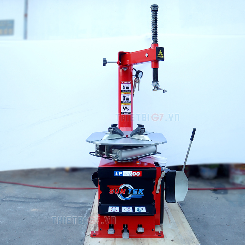 Hình ảnh thực tế máy tháo vỏ xe SunTek LP-900