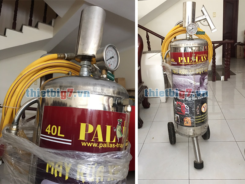 Hình ảnh thực tế bình phun bọt tuyết pallas 40L