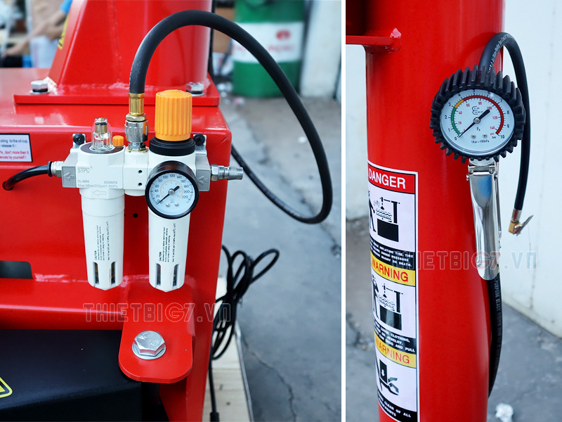 Bộ điều áp và đồng hồ bơm lốp chất lượng của máy LP-900
