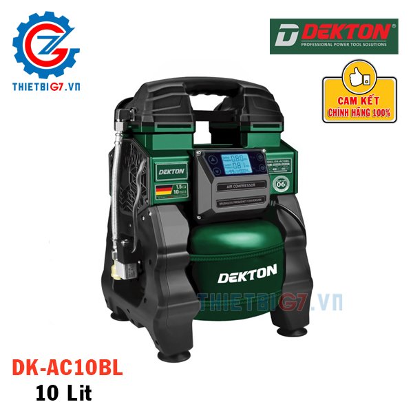 Máy nén khí Dekton DK-AC10BL motor không chổi than (dùng điện 220)