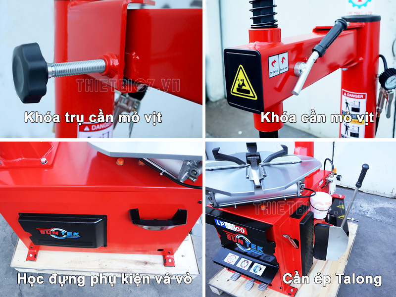 Các bộ phận máy tháo vỏ xe SunTek LP-900