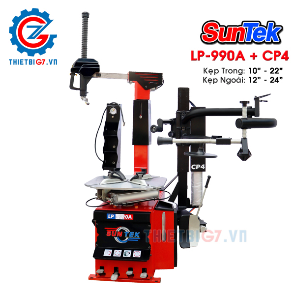 Máy Tháo Vỏ Xe Du Lịch Cần Xoay Ngang SunTek LP-990A Kết Hợp Cần Trợ Lực CP4