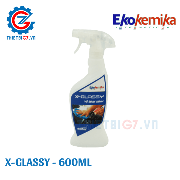 Dung Dịch Vệ Sinh Kính Ekokemika X-GLASSY 600ml