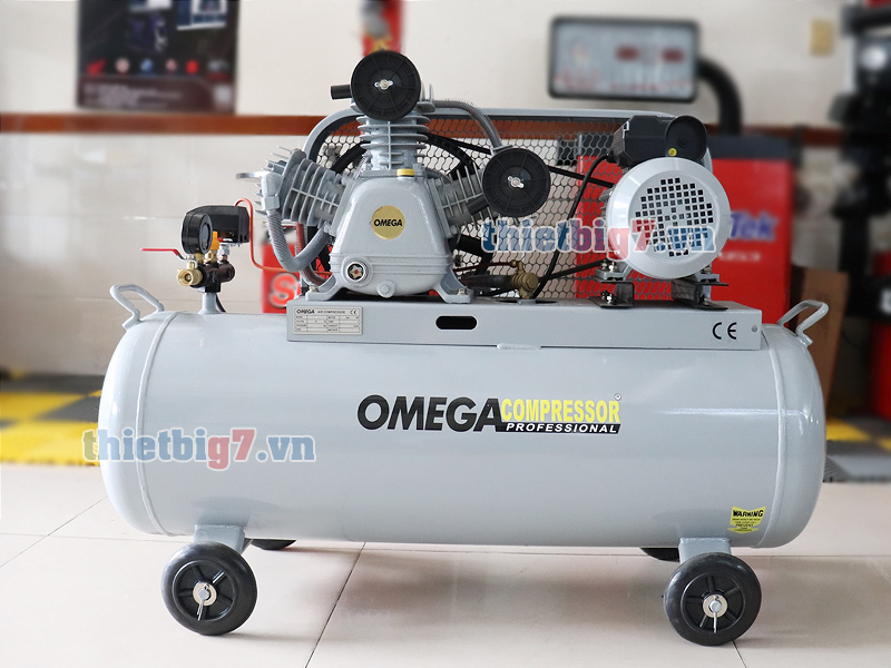 Máy nén khí 2 cấp nén Omega 3HP 120 Lít 12,5bar