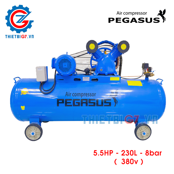 Máy nén khí Pegasus 5.5HP-230L-8Bar