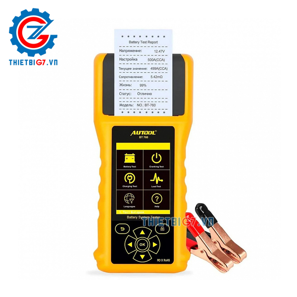 Thiết Bị Kiểm Tra Ắc Quy Ô Tô AUTOOL BT760
