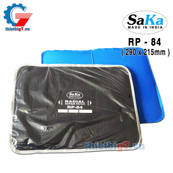 Miếng Vá Lốp Bố Thẳng SAKA RP-84 ( 290x215mm, Hộp 10 miếng )