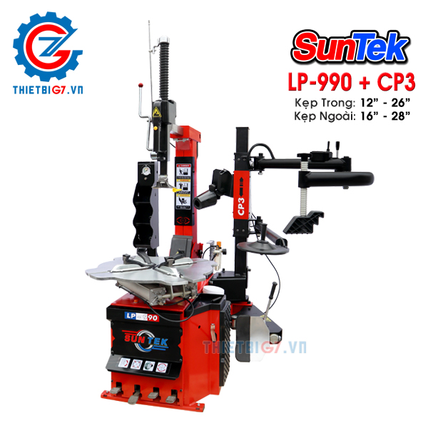 Máy Tháo Vỏ Xe Du Lịch Cần Ngã SunTek LP-990 Kết Hợp Cần Trợ Lực CP3