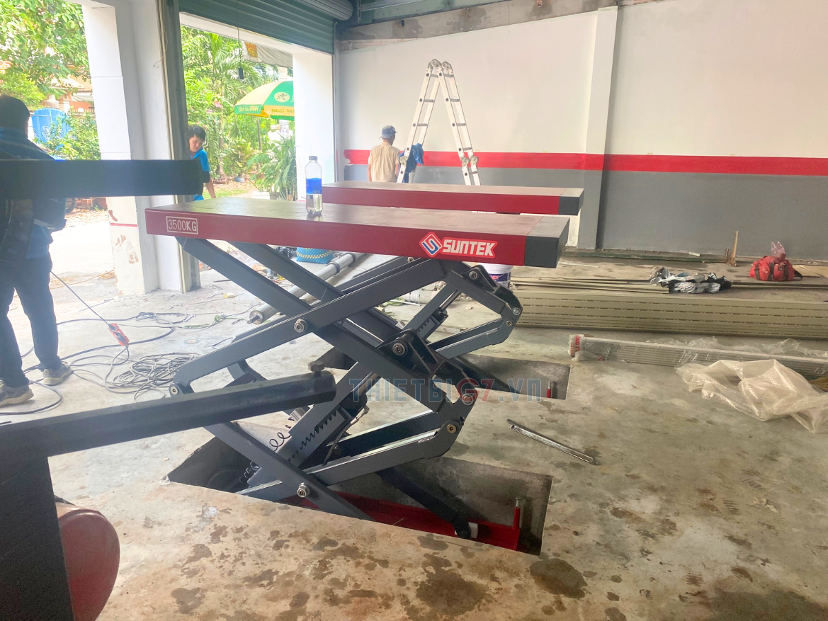 Kinh nghiệm chọn mua cầu nâng ô tô cắt chéo