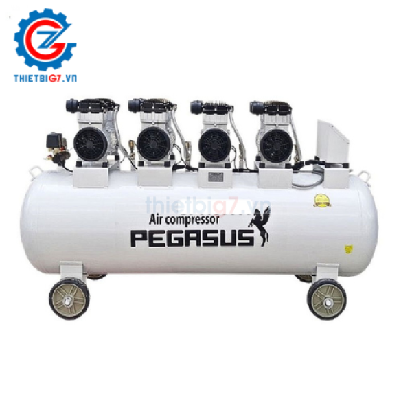 Máy nén khí không dầu PEGASUS 3 HP – 120L – 8 Bar